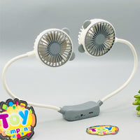 Rechargeable Two Wind Speed Neck Fan