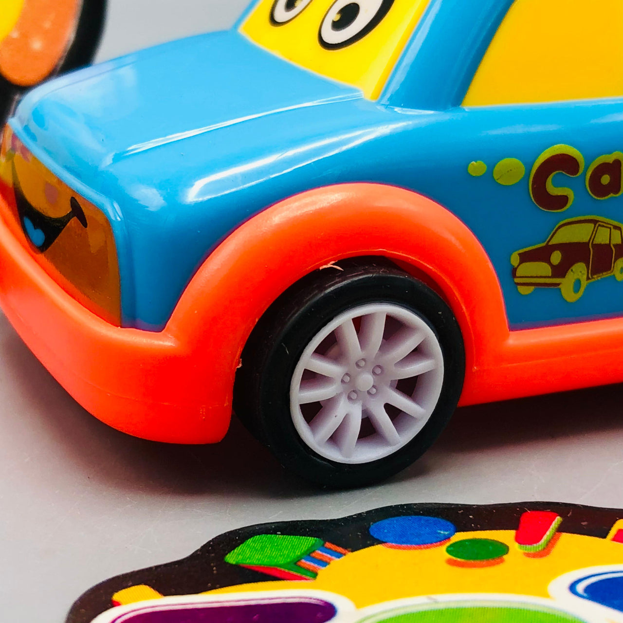 Kids Mini ABS Pullback Taxi - 1Pc