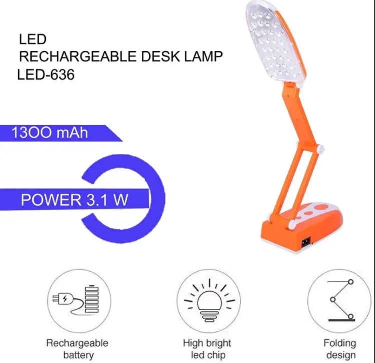 Portable LED Rechargeable Desk Lamp