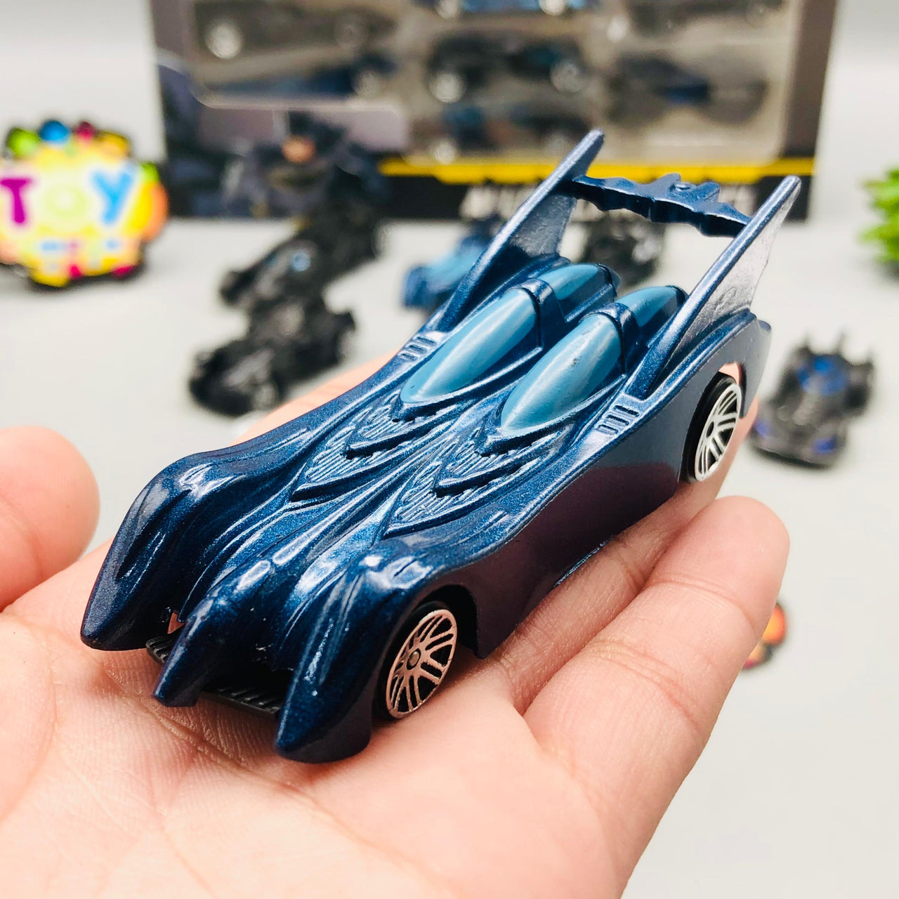 1:64 Diecast Mini Batman Inertial Cars Set - 10Pcs