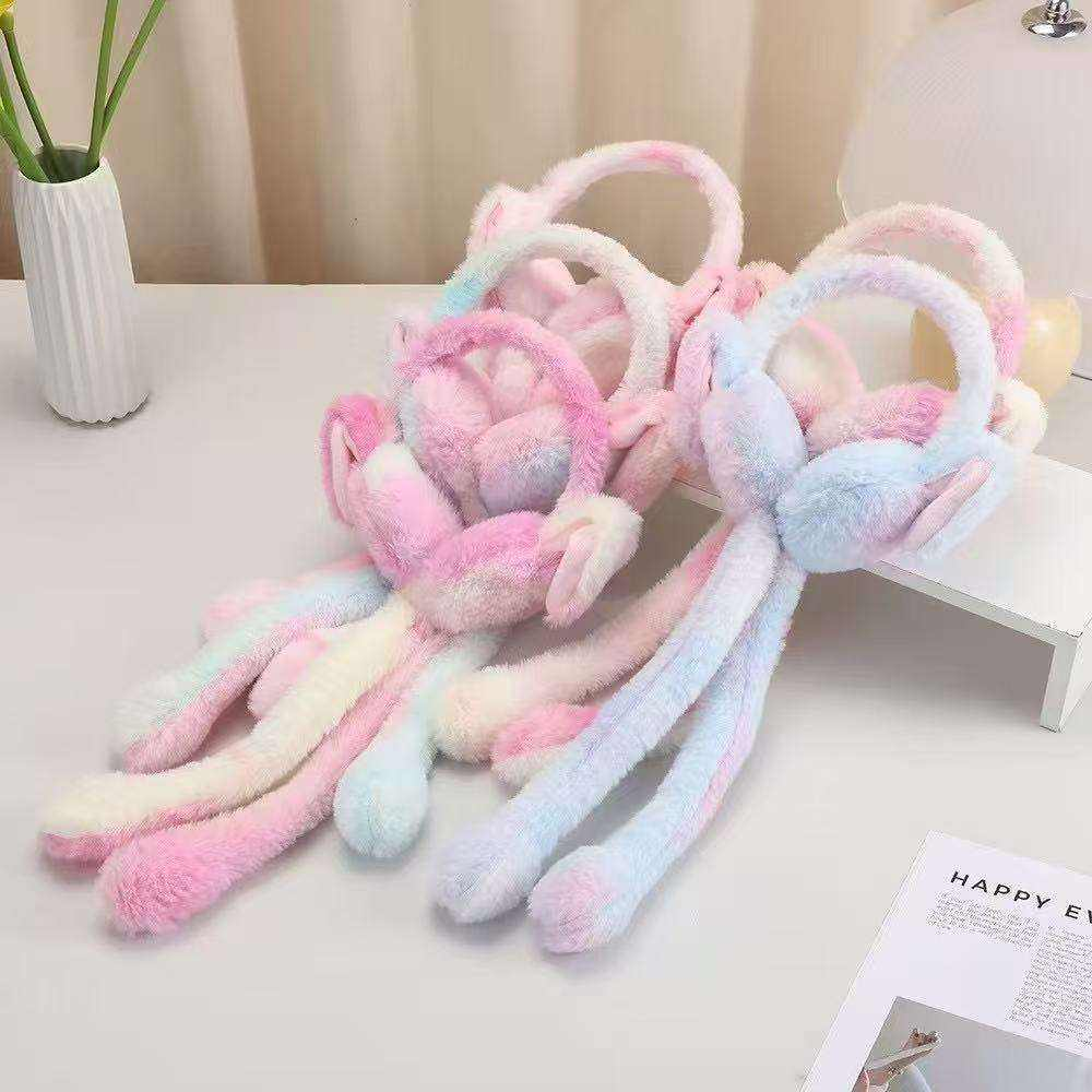 Premium Kids Plush Bunny Earmuffs - 1Pc