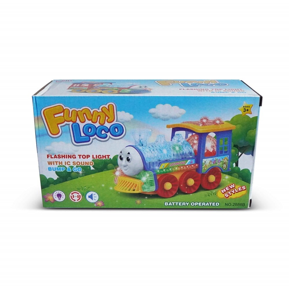 Funny Loco Thomas Train With Light & Sound