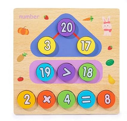 Two-In-One Wooden Digital Clock For Kids