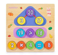 Two-In-One Wooden Digital Clock For Kids