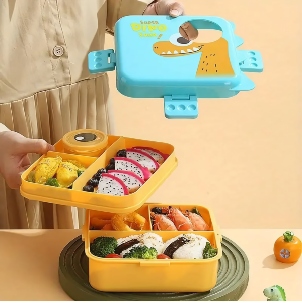Premium Plastic Dino Eye Lunch Box