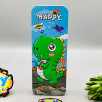 Dinosaur Themed Tin Geometry Box