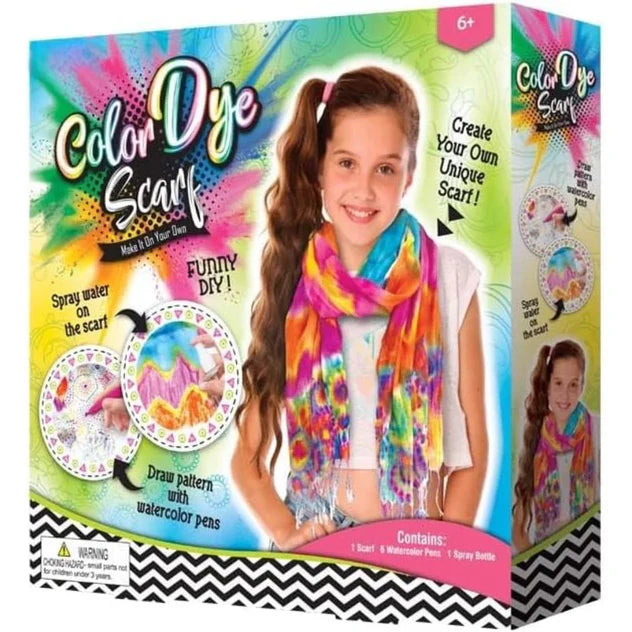 DIY Color Dye Scarf