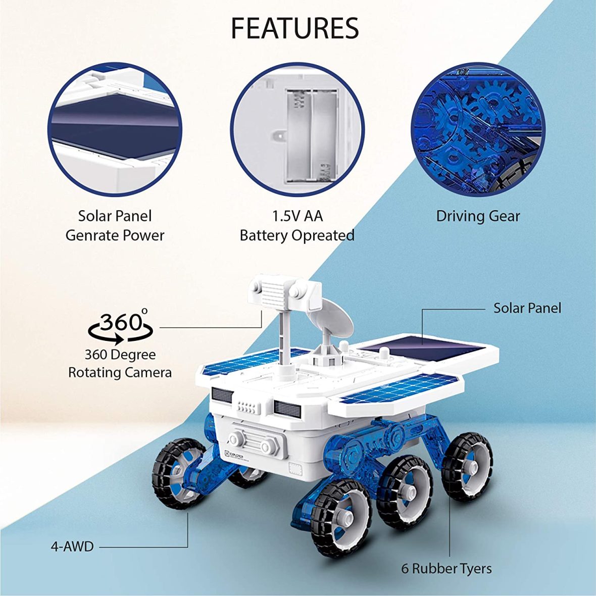 DIY Solar Mars Exploration Car
