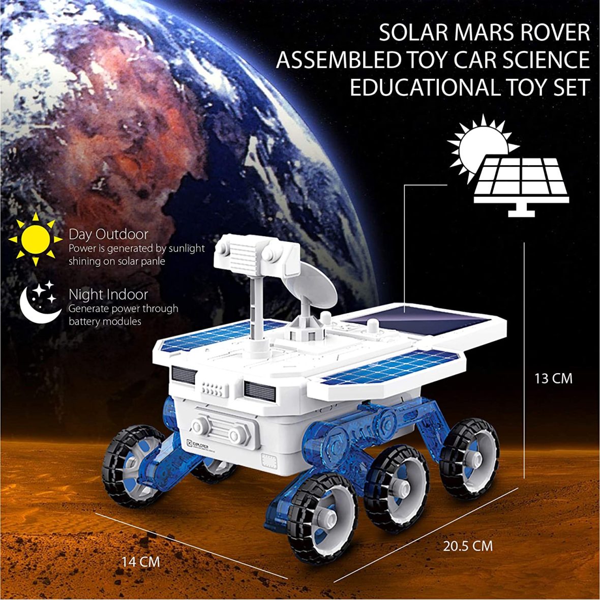 DIY Solar Mars Exploration Car