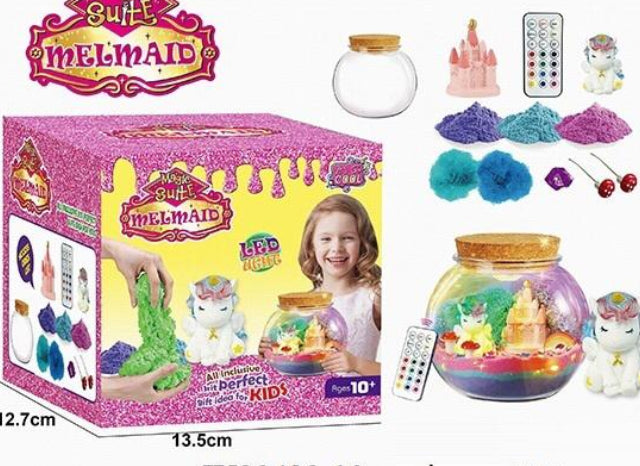 DIY Unicorn Themed Terrarium Kit With LED Lights