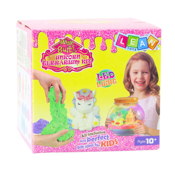 DIY Unicorn Themed Terrarium Kit With LED Lights