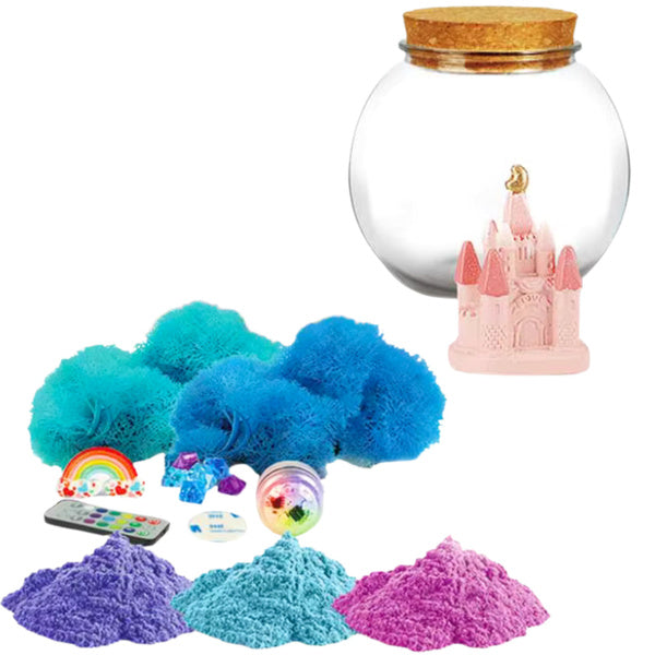 DIY Unicorn Themed Terrarium Kit With LED Lights