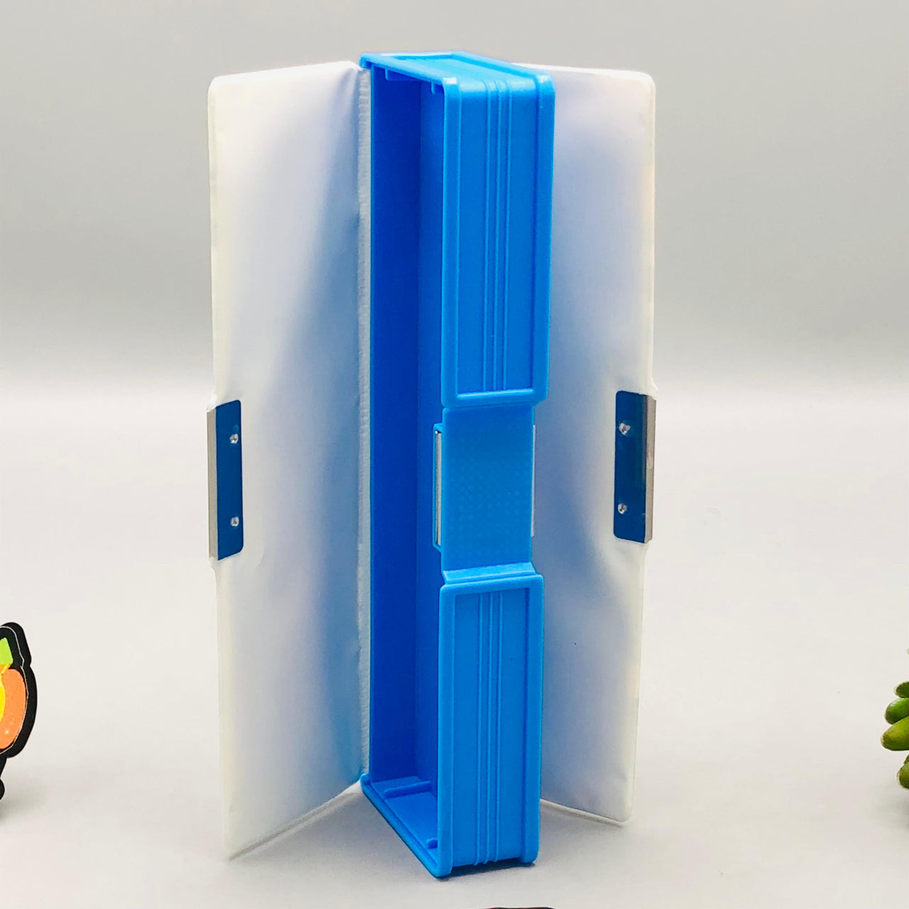 Mini Hero Themed Double-Sided Geometry Box - Blue