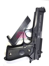 Metal Beretta Shooting Gun - Toy