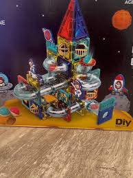 99Pcs Space Magnetic Pipeline Building Block
