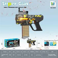 Rechargeable Super Shell Throw Soft Bullet Shooting Gun