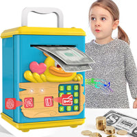 Duck Themed Fingerprint & Swipe Card Unlock Piggy Bank