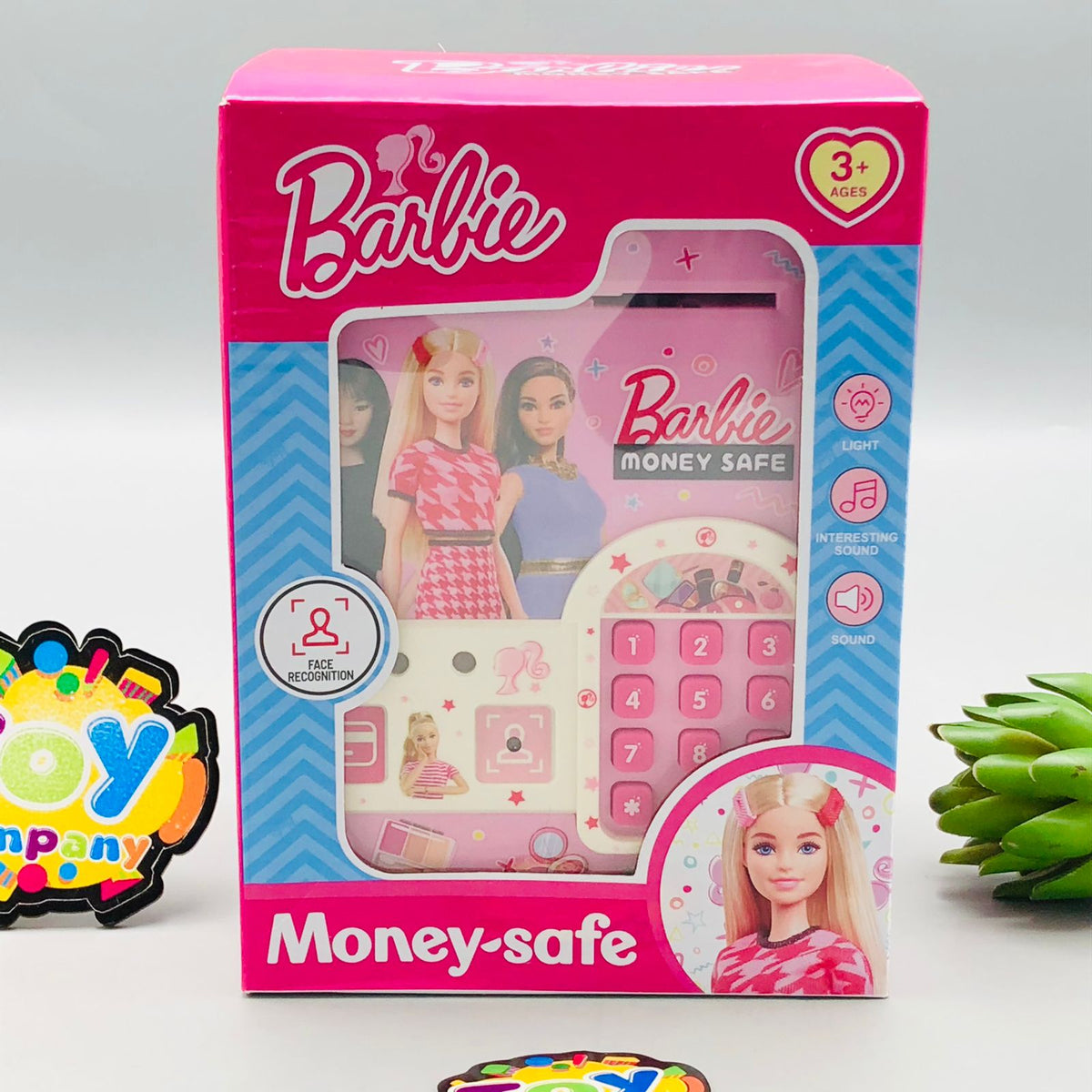 Barbie Fingerprint & Swipe Card Unlock Piggy Bank
