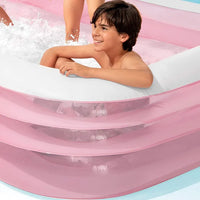 INTEX Rectangular Family Pink Swimming Pool 120