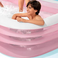 Thumbnail for INTEX Rectangular Family Pink Swimming Pool 120