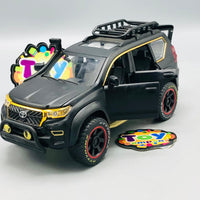 1:24 Diecast Toyota Land Cruiser Prado Off-Road Red Black - Minor Fault