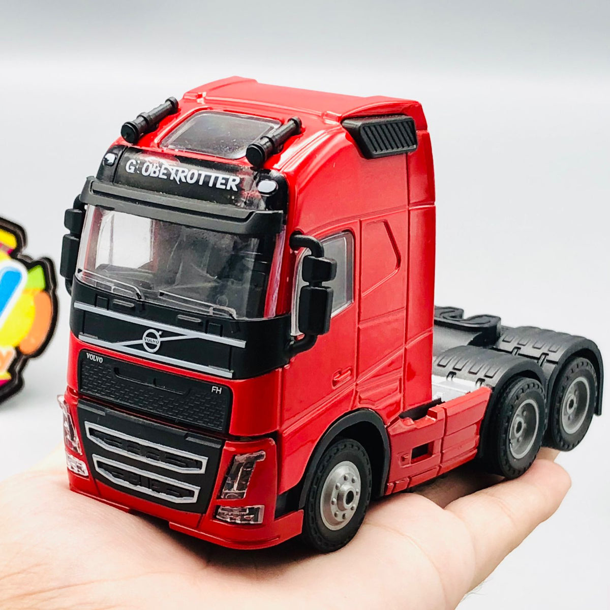Diecast Pullback Herpa Volvo Model Tractor With Lights - Minor Fault