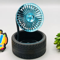 Rechargeable Silicon Tire Design Flexible Fan