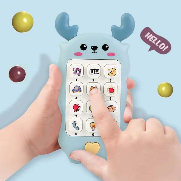 Deer Design Kids Musical Puzzle Mobile Phone
