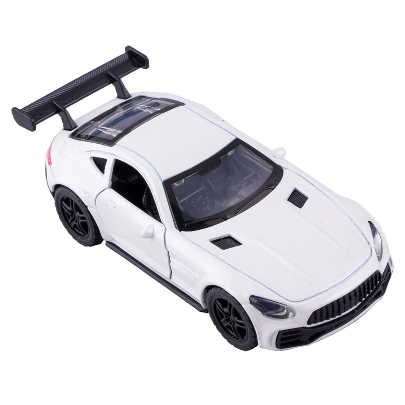 1:64 Diecast Mercedes Benz With Acrylic Display Box - White