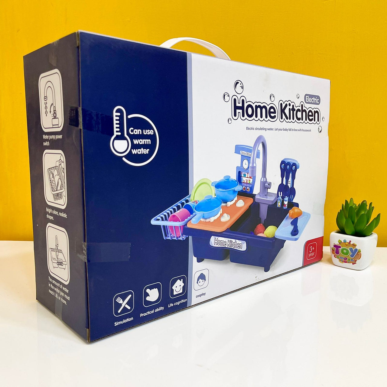 Home Kitchen with Realistic Sink