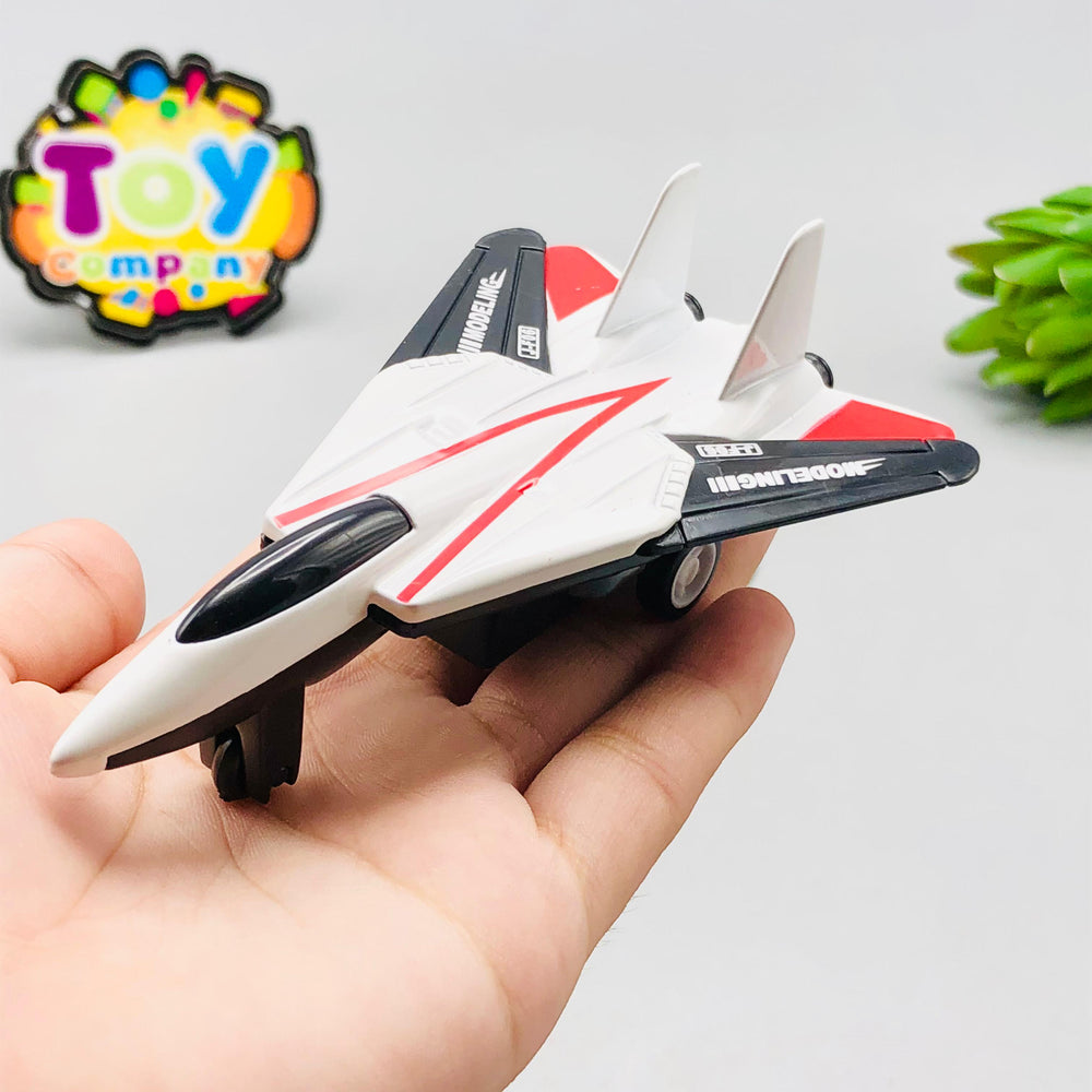 Diecast Mini Military Airplane Model - 1Pc