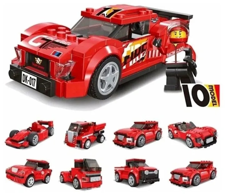 DIY Racing Model Bricks Set - 217+Pcs