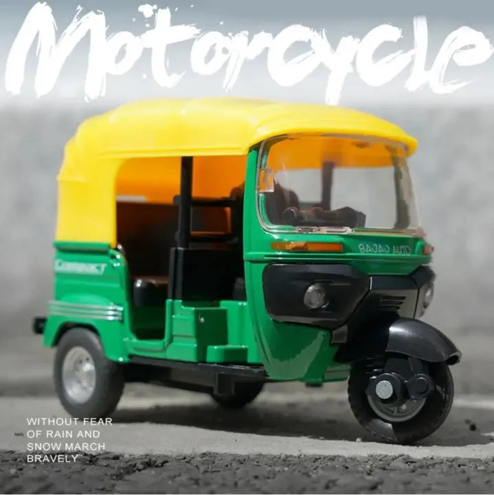 1:14 Diecast Mini CNG Auto Rickshaw Model