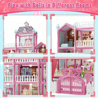 379Pcs L.O.L Villa Doll House Play Set