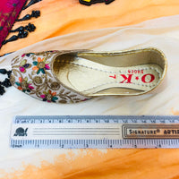 Hand-Made Multani Khussa For Girls - Multi Skin