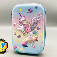 Unicorn Theme Kids Jumbo Pencil Pouch