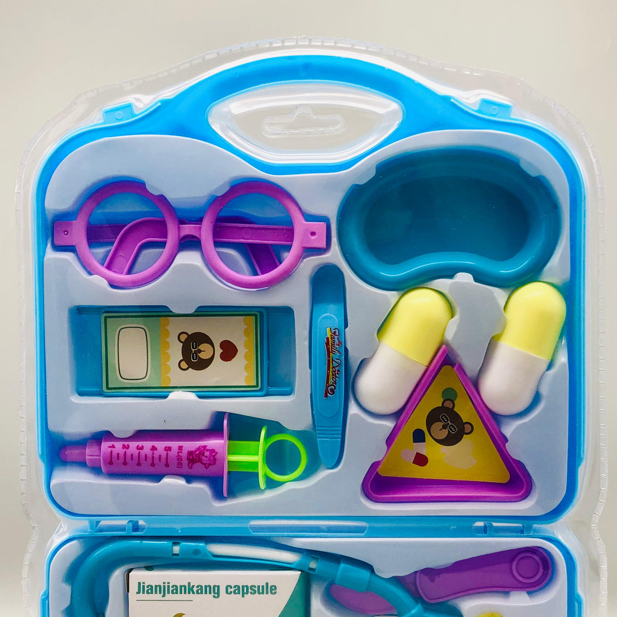 17Pcs ABS Pretend Play Kids Doctor Set - Blue