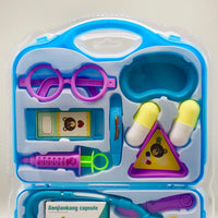 17Pcs ABS Pretend Play Kids Doctor Set - Blue