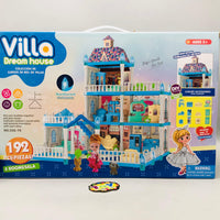 192Pcs DIY  Dream Villa Luxury Doll House