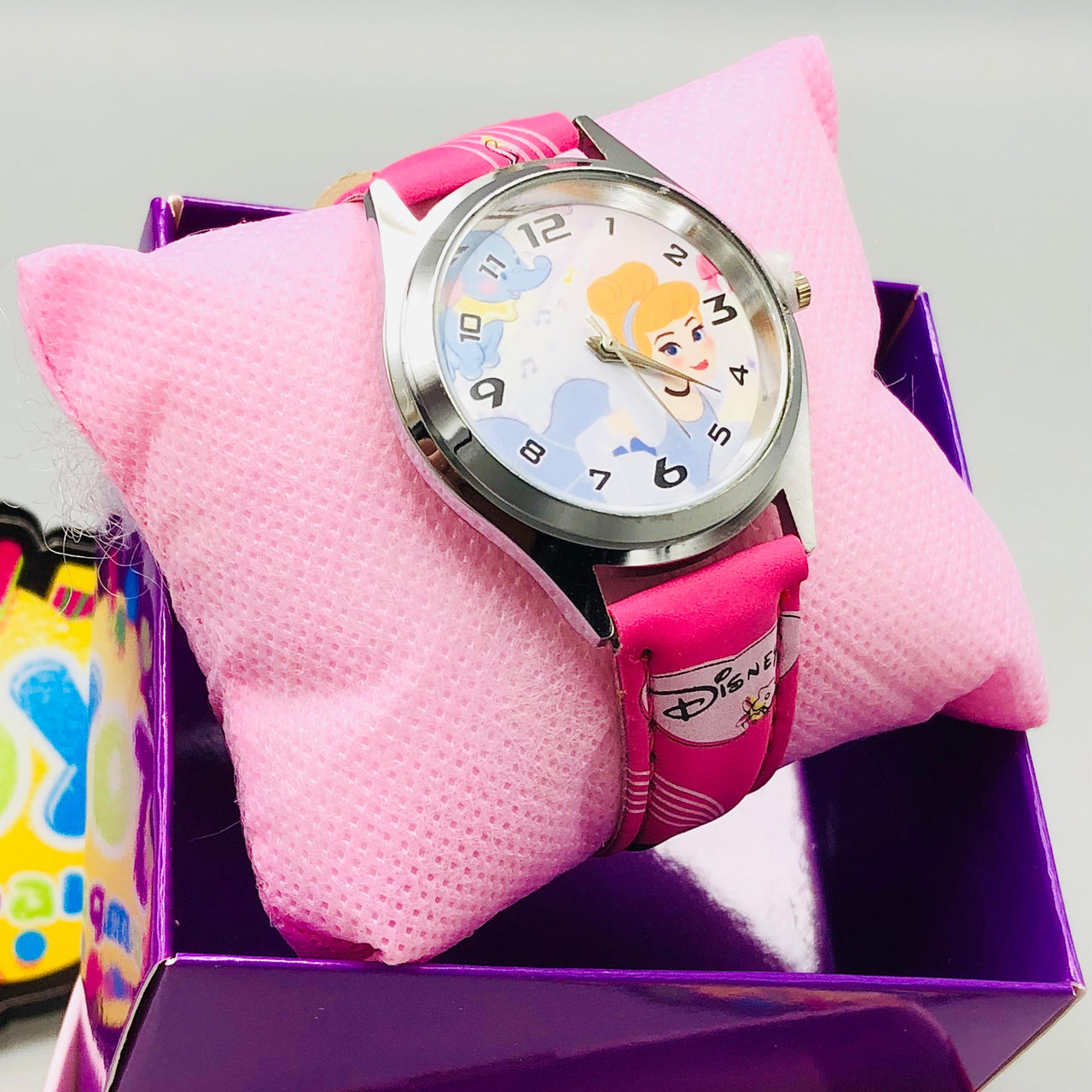 Princess Themed Kids Stainless Steel Frame Watch