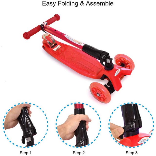 Adjustable Height Marvel Spider-Man Scooter