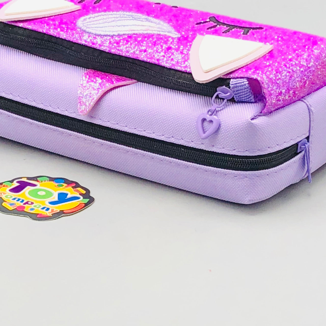 Premium Unicorn Themed Kids Pencil Pouch - Purple