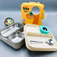 Dino Eye Stainless Steel Lunch Box - Minor Fault