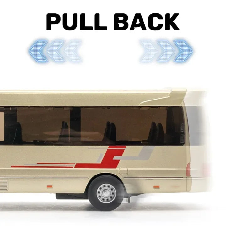 1:32 Diecast Toyota Coaster Bus Model