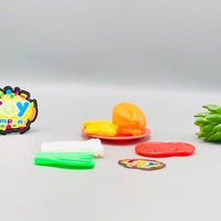21Pcs Pretend Play Food With Frying Pan