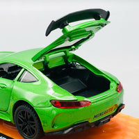 1:32 Diecast Mercedes AMG GT With Acrylic Display Box - Green
