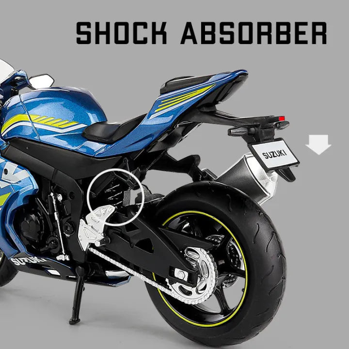 1:12 Diecast Suzuki GSX-R1000 Official Licensed Model