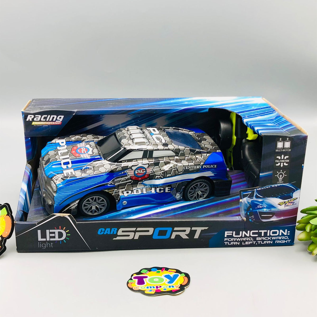 Remote Control LED Lights Racing Car