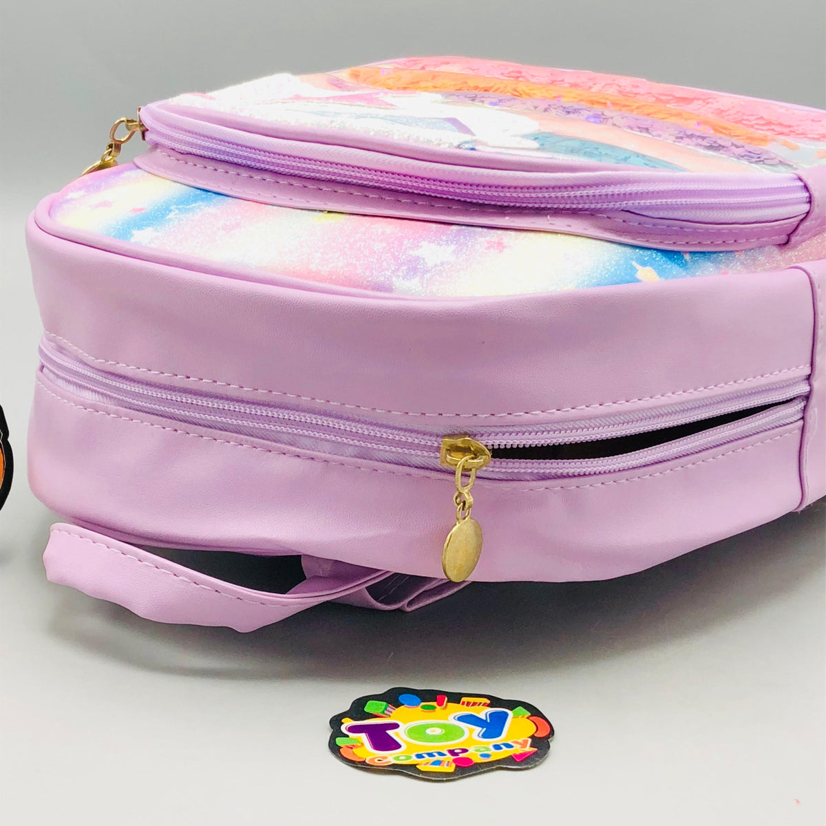 10* Inches Girls Fancy Backpack - Purple