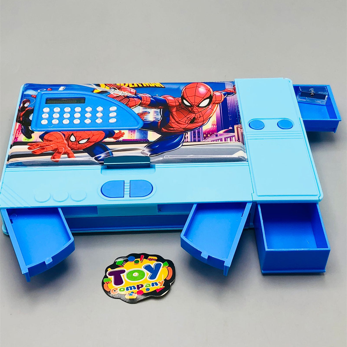 Jumbo Calculator Geometry Box With 2 Pencils For Boys - Assortment